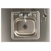 Ozark River Mfg Elite LS Hot & Cold Water Portable Sink White/Black Doors ESLSWK-SS-SS1N